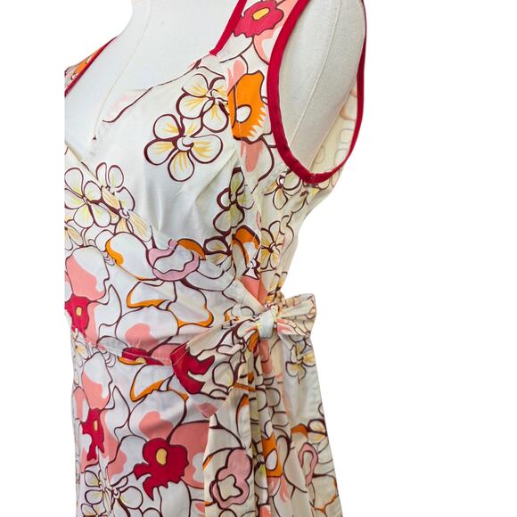 BEIZA Floral Midi Wrap Dress - Picture 5 of 8